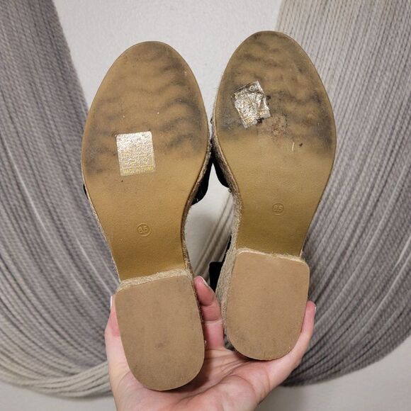Mi iM "Lynn" Chunky Espadrille Wedge Heels Sz 8.5 - Picture 9 of 10